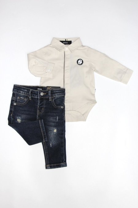 طقم قميص بيبي Boss