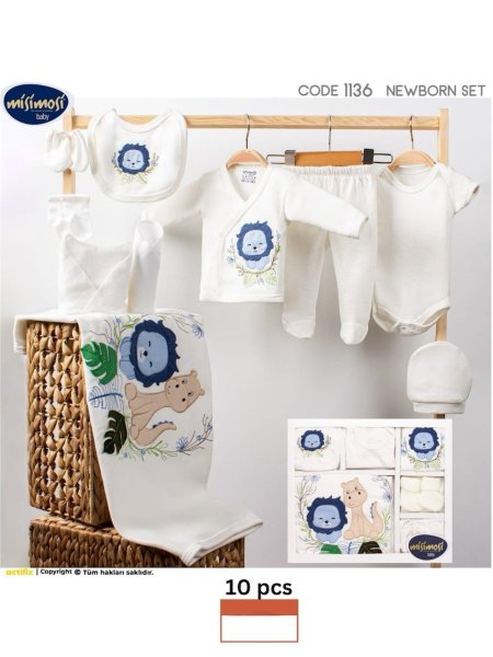 طقم newborn عشر قطع