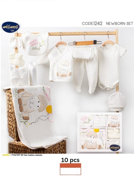طقم newborn عشر قطع